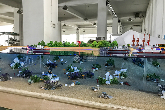 海洋調查、海洋流域沙盤